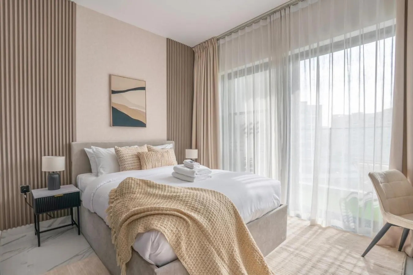 Apartamento Serene Family Haven With Gym Pool And Sauna Dubai Emirados Árabes Unidos